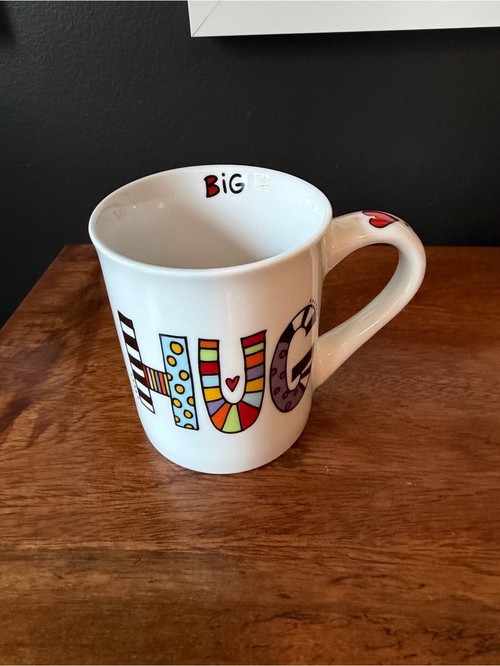 Big Hug White Ceramic Mug